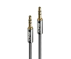 Lindy Audio Laidas - Cromo Line 1m 3.5mm M/M, Žalvariniai Jungtys, Auksu Padengtos