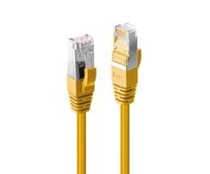 Tinklo Kabelis - LINDY Cat.6 S/FTP LSZH Tinklo Kabelis, RJ45, M/M, 250MHz, 26AWG, 1 m, Geltonas