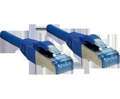 Tinklo Kabelis - LINDY Cat.6A S/FTP LSZH Tinklo Kabelis, RJ45, M/M, 500MHz, 1 m, Mėlynas