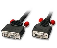 Kabelis Lindy DVI-A - D-Sub (VGA) 1m juoda (41195)