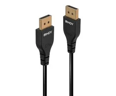 Lindy DisplayPort Laidas - 2m 1.4 32.4 Gbps 7680x4320@60Hz Auksu Padengtas