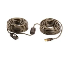 USB Prailginimo Laidas - LINDY SB 2.0 Aktyvus Prailginimo Laidas, M/F, 480 Mbps, 20 m, Pilkas
