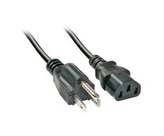 Maitinimo Laidas - LINDY US 3 Pin į C13 Maitinimo Laidas, 2 m, Juodas