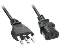 Lindy IEC-Netzkabel Italien IEC320 C1 maitinimo kabelis 2m