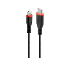 USB Kabelis - LINDY USB Type C į Lightning Laidas, M/M, 480Mbps, 2 m, Juodas