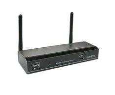 Laikiklis Lindy Bevielis VGA ir HDMI siųstuvas (tinklo modulis) projektoriui / monitoriui Lindy 32701