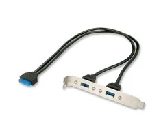 Lindy Galinė plokštė 2x USB 3.0 (33096)