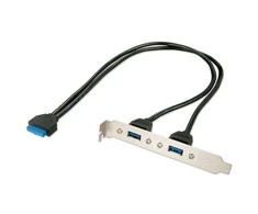 Lindy Galinė plokštė 2x USB 3.0 (33096)