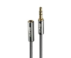 Lindy Audio Laidas - Cromo Line 1m 3.5mm M/F Pratęsimas, Žalvariniai Jungtys