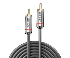 Garso Kabelis - LINDY Cromo Line Skaitmeninis Phono Garso Kabelis, M/M, 1 m, Antracito Spalva