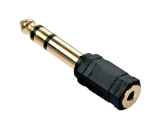 AV adapteris Lindy Jack 3.5mm - 6,3mm juodas (35620)