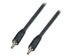 Garso Kabelis - LINDY Garso Kabelis 3.5 mm Stereo, 1 m, Juodas