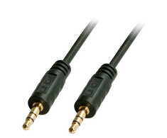 Garso Kabelis - LINDY Garso Kabelis 3.5 mm Stereo, 2 m, Juodas