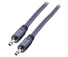 Garso Kabelis - LINDY Garso Kabelis 3.5 mm Stereo, 3 m, Juodas