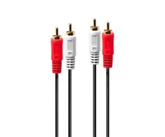 Kabelis Lindy RCA (Cinch) - RCA (Cinch) 20m juoda (35666)