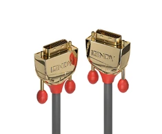 DVI Kabelis - LINDY Gold Line DVI-D Dual Link Kabelis, M/M, 2560x1600 60Hz, 1 m