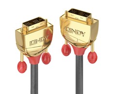 Vaizdo Kabelis - LINDY Gold Line DVI-D SLD Single Link Kabelis, M/M, 15 m, Pilkas