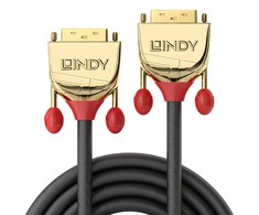 Vaizdo Kabelis - LINDY Gold Line DVI-D SLD Single Link Kabelis, M/M, 15 m, Pilkas