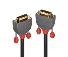 Vaizdo Kabelis - LINDY Anthra Line DVI-D Dual Link Kabelis M/M, 2560x1600, 9.9 Gbps, 1 m, Juodas