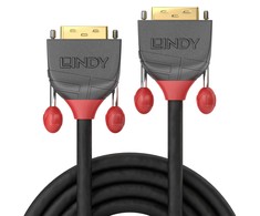 Vaizdo Kabelis - LINDY Anthra Line DVI-D Dual Link Kabelis, M/M, 2560x1600, 60Hz, 2 m, Juodas