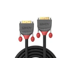 Vaizdo Kabelis - LINDY Anthra Line DVI-D Dual Link Kabelis, M/M, 7.5 m, Juodas