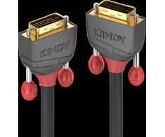 Vaizdo Kabelis - LINDY Anthra Line DVI-D Dual Link Kabelis, M/M, 2560x1600 60Hz, 10 m, Juodas
