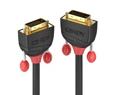 Lindy Vaizdo Laidas - DVI-D Dual Link M/M 1m 2560x1600 60Hz Juodas