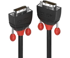Vaizdo Kabelis - LINDY Juodas Line DVI-D Dual Link Kabelis, M/M, 3 m, Juodas