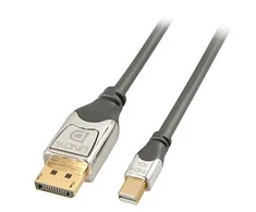 Kabelis Lindy Rodyti Port Mini - DisplayPort 0.5m sidabro (36310)