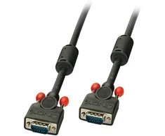 Vaizdo Kabelis - LINDY VGA Laidas M/M, 0.5 m, Juodas