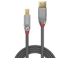 USB kabelis Lindy USB-A - USB-B 5 m juoda (JAB-4327169)