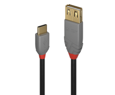 Lindy adapteris - Anthra Line 0.15m USB 2.0 Type C M/F 480Mbps