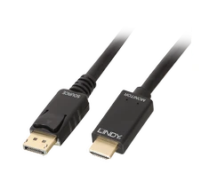 Lindy DisplayPort - HDMI M/M 10.2G 2m juodas 4K UHD 30Hz