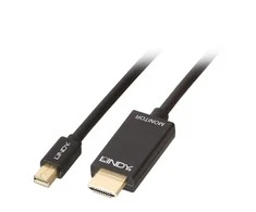 Adapteris - LINDY Mini Ekranas Port į HDMI 4K30Hz Adapteris 1 m
