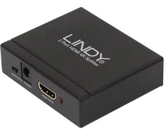 Lindy HDMI 2.0 2 prievadų 10.2G 4K 3D juodas