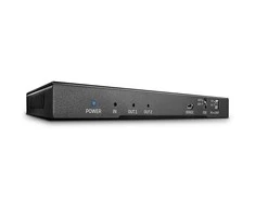 HDMI Skirstytuvas - LINDY 2 Prievadų HDMI Skirstytuvas 18G 4096x2160@60Hz Garso Išgavimas ir Sumažinimas