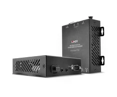 KVM Prailginimas - LINDY Šviesolaidinis HDMI 4K60, USB, IR ir RS232 KVM Prailginimas, 300 m, Juodas