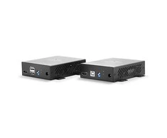 KVM Prailginimas - LINDY Šviesolaidinis HDMI 4K60, USB, IR ir RS232 KVM Prailginimas, 300 m, Juodas