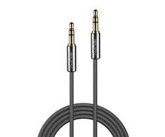 Lindy Garso Kabelis - Cromo 3m 3.5mm M/M Žalvariniai Jungtys Chromuotas