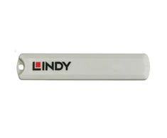 USB Priedas - LINDY USB C Prievado Blokatorių Rinkinys, 4 vnt. + raktas, ABS, Rožinė