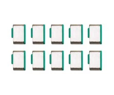 USB Priedas - LINDY USB Type C Prievadų Blokatoriai, 10 vnt., Žali