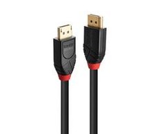 DisplayPort Kabelis - LINDY Aktyvus DisplayPort 1.4 Kabelis, 5 m, Juodas