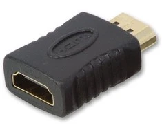 HDMI Adapteris - LINDY HDMI NON-CEC Adapteris Type A M/F, Juodas