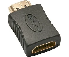 HDMI Adapteris - LINDY HDMI NON-CEC Adapteris Type A M/F, Juodas