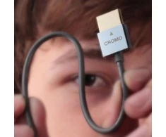 HDMI Laidas - LINDY Cromo Slim HDMI į Micro HDMI Laidas, Didelės Spartos, 2 m, Juodas