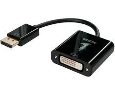 Adapteris - LINDY DisplayPort į DVI-D Aktyvus Adapteris Konverteris, 1920x1080@60Hz, 160mm, Juodas