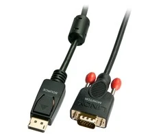 Adapteris - LINDY DisplayPort į VGA Adapteris, 1920x1200@60Hz, 1 m, Juodas