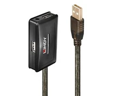 USB Hub - LINDY USB 2.0 Aktyvus Prailginimo Hub, 10 m, 4 Prievadai, USB 2.0, 480 Mbps