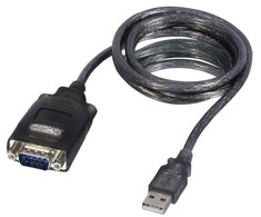 Adapteris - LINDY USB į Konverterį su COM, 1.1 m, Juodas