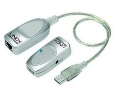 USB Prailginimo Laidas - LINDY USB 1.1 Cat.6 Prailginimo Laidas, 50 m, Skaidrus